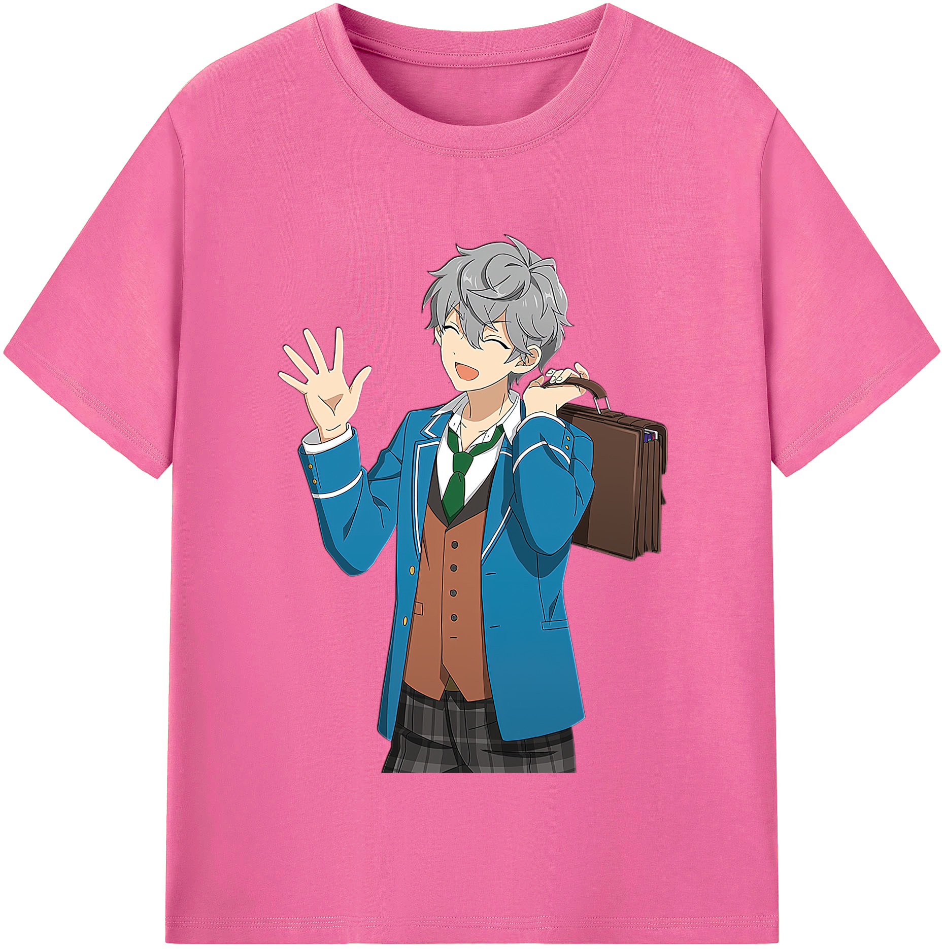 （画像用） あんさんぶるスターズ! Ensemble Stars レディースカジュアルプリントTシャツ（綿100％）